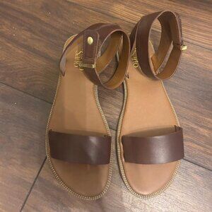 Franco Sarto Kimbra Sandal- EUC-Brown